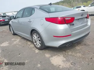2015 Kia Optima EX with VIN 5XXGN4A77FG501283, listed as a IAAI auction lot 41836864 with 19,875 mi miles. Bid and sale history available at carsss.com. Image 3.