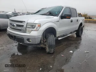 2014 Ford F-150 XL with VIN 1FTFW1EF2EKE79531, listed as a Copart auction lot 76608114 with 167,078 mi miles and Salvage Title. Bid and sale history available at carsss.com. Image 1.