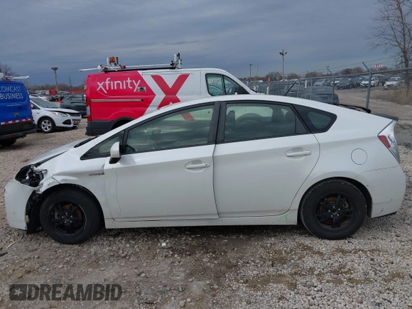 2012 Toyota Prius One with VIN JTDKN3DU6C5398119, listed as a IAAI auction lot 41891618 with 215,294 mi miles. Bid and sale history available at carsss.com. Image 14.