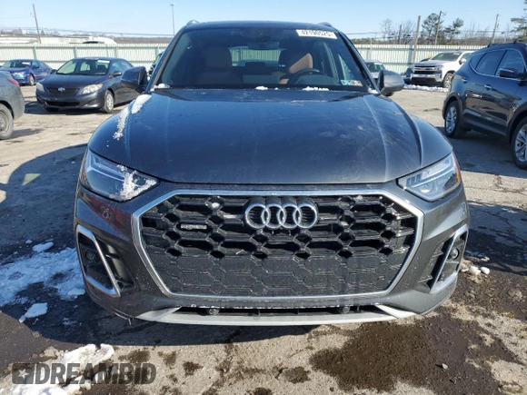 2023 Audi Q5 S line Premium with VIN WA1GAAFY8P2178097, listed as a Copart auction lot 42190525 with 11,436 mi miles and Salvage Title. Bid and sale history available at carsss.com. Image 5.
