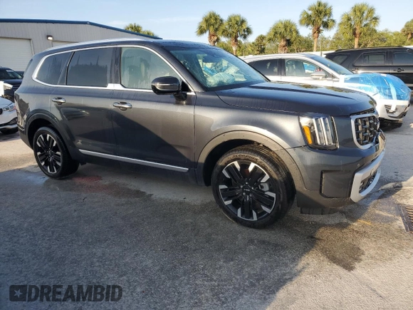2024 Kia Telluride SX z VIN 5XYP54GC6RG465493, wystawiony jako Copart lot #58386405 z przebiegiem 20 403 mil mil oraz Szkoda całkowita • Salvage title. Historia ofert i sprzedaży dostępna na DreamBid. Obrazek 4.