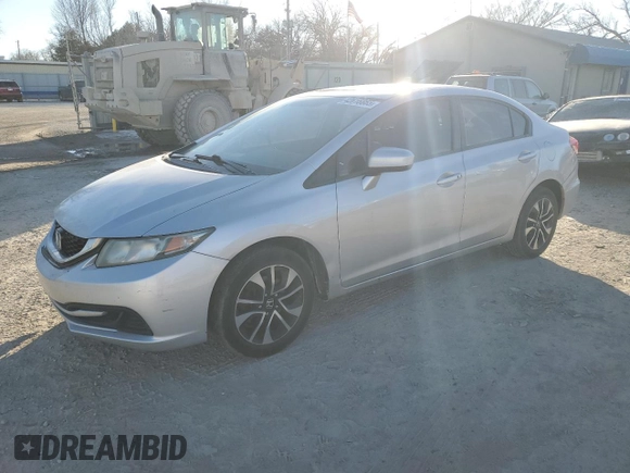 2015 Honda Civic EX with VIN 19XFB2F85FE098178, listed as a Copart auction lot 42616865 with 184,857 mi miles and Salvage Title. Bid and sale history available at carsss.com. Image 1.