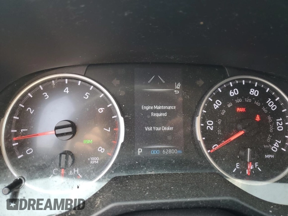 2019 Toyota RAV4 LE with VIN 2T3G1RFV0KC039352, listed as a Copart auction lot 62092395 with 62,800 mi miles and Salvage title. Bid and sale history available at DreamBid. Image 9.