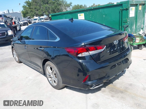 2018 Hyundai Sonata SEL with VIN 5NPE34AFXJH653446, listed as a IAAI auction lot 40011540 with 81,774 mi miles and . Bid and sale history available at DreamBid. Image 3.