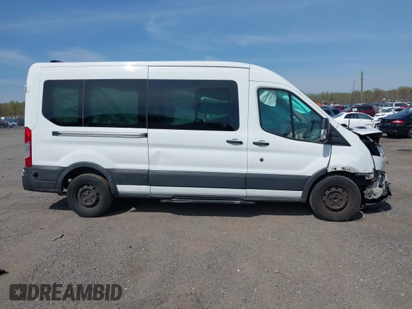 2019 Ford Transit Passenger XL with VIN 1FBAX2CM3KKB43496, listed as a IAAI auction lot 42050162 with 98,459 mi miles and . Bid and sale history available at DreamBid. Image 14.