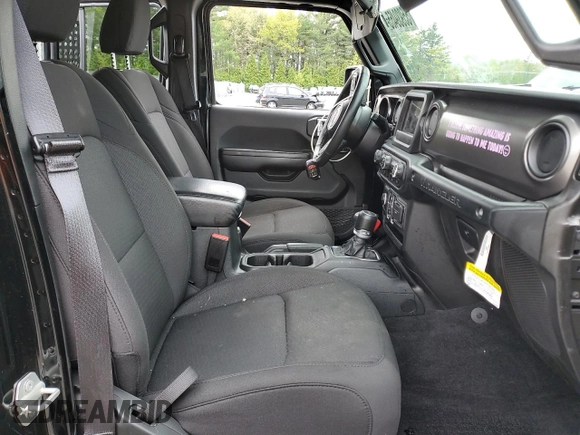 2023 Jeep Wrangler Sport S with VIN 1C4HJXDN6PW618252, listed as a Copart auction lot 55939455 with 69,681 mi miles and Salvage title. Bid and sale history available at DreamBid. Image 7.