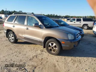 2006 Hyundai Santa Fe GLS with VIN KM8SC73E86U069628, listed as a IAAI auction lot 41585372 with 174,630 mi miles. Bid and sale history available at carsss.com. Image 1.
