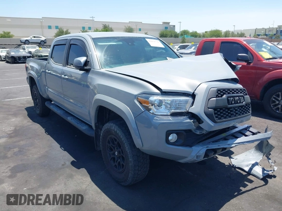 2020 Toyota Tacoma SR5 with VIN 3TMBZ5DN7LM025500, listed as a IAAI auction lot 42651731 with 54,879 mi miles and . Bid and sale history available at DreamBid. Image 1.