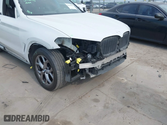 2023 BMW X3 sDrive30i with VIN 5UX43DP07P9P65068, listed as a IAAI auction lot 41935656 with 23,919 mi miles and . Bid and sale history available at DreamBid. Image 18.