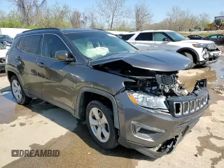 2018 Jeep Compass Latitude z VIN 3C4NJCBB4JT181594, wystawiony jako Copart lot #51822125 z przebiegiem 90 557 mil mil oraz Szkoda całkowita • Salvage title. Historia ofert i sprzedaży dostępna na DreamBid. Obrazek 12.