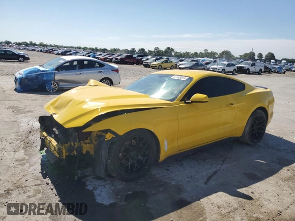 2017 Ford Mustang EcoBoost with VIN 1FA6P8TH0H5322714, listed as a Copart auction lot 57985815 with 103,310 mi miles and Salvage title. Bid and sale history available at DreamBid. Image 1.