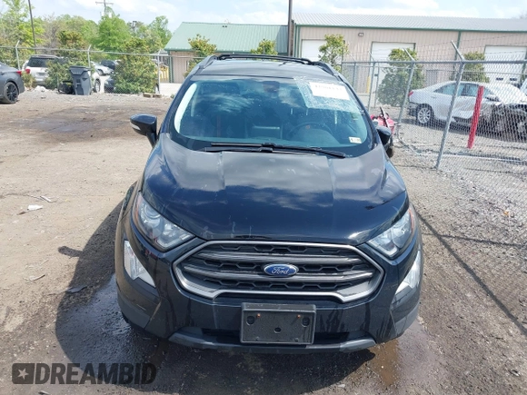 2018 Ford EcoSport SES with VIN MAJ6P1CL9JC231177, listed as a IAAI auction lot 42061133 with 59,476 mi miles and . Bid and sale history available at DreamBid. Image 13.