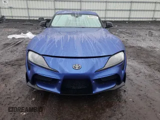 2023 Toyota GR Supra 3.0 with VIN WZ1DB0G0XPW056246, listed as a Copart auction lot 86441354 with 0 mi miles and Salvage Title. Bid and sale history available at carsss.com. Image 5.