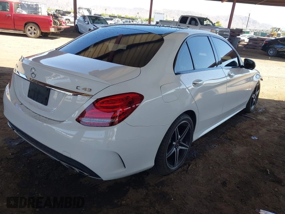 2017 Mercedes-Benz C 43 AMG с VIN 55SWF6EB6HU187598, выставлен на аукционе IAAI как лот 42539960 с пробегом 92 732 миль миль и . История ставок и продаж доступна на DreamBid. Изображение 4.