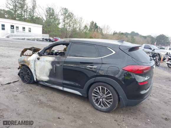 2021 Hyundai Tucson Limited with VIN KM8J33ALXMU284737, listed as a IAAI auction lot 41305762 with 115,000 mi miles. Bid and sale history available at carsss.com. Image 3.