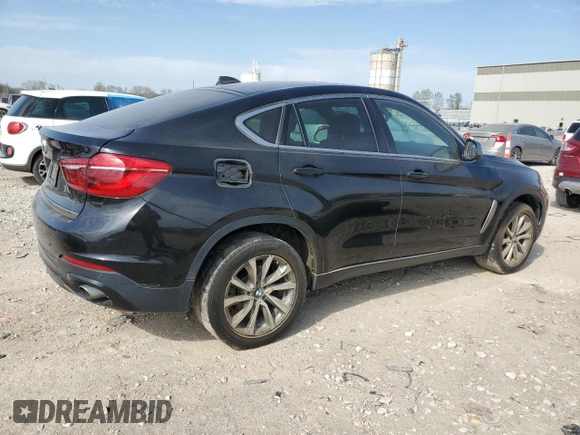 2017 BMW X6 sDrive35i with VIN 5UXKU0C34H0G69209, listed as a Copart auction lot 53488385 with 112,083 mi miles and Clean Title. Bid and sale history available at DreamBid. Image 3.
