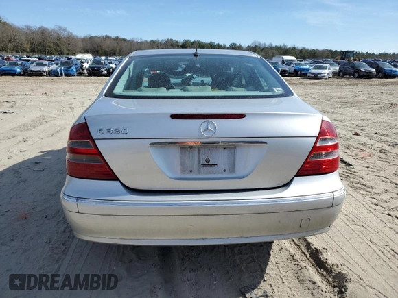 2004 Mercedes-Benz E 320 with VIN WDBUF65J44A432643, listed as a Copart auction lot 46621285 with Not Provided miles and Salvage Title. Bid and sale history available at carsss.com. Image 6.