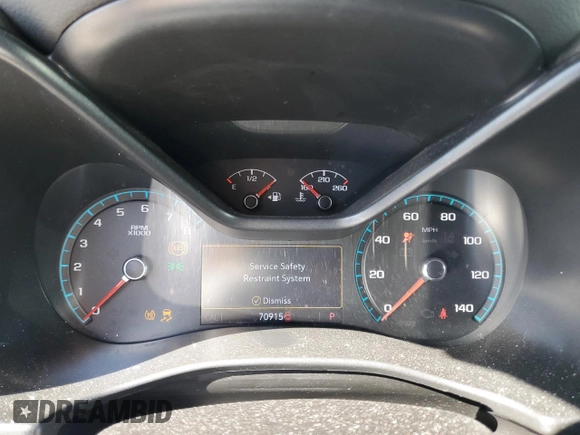 2020 GMC Canyon 4WD All Terrain w/Cloth with VIN 1GTG6FENXL1183944, listed as a Copart auction lot 53012444 with 70,915 mi miles and Salvage Title. Bid and sale history available at carsss.com. Image 9.