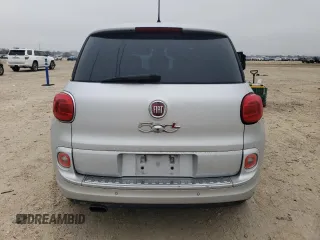 2014 FIAT 500L Lounge with VIN ZFBCFACH9EZ017436, listed as a Copart auction lot 42578185 with 134,621 mi miles and Salvage Title. Bid and sale history available at DreamBid. Image 6.