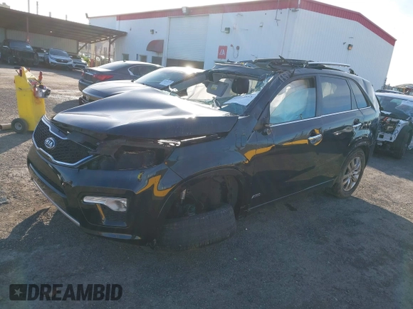 2012 Kia Sorento SX with VIN 5XYKWDA26CG282979, listed as a IAAI auction lot 41018886 with 224,753 mi miles. Bid and sale history available at carsss.com. Image 16.