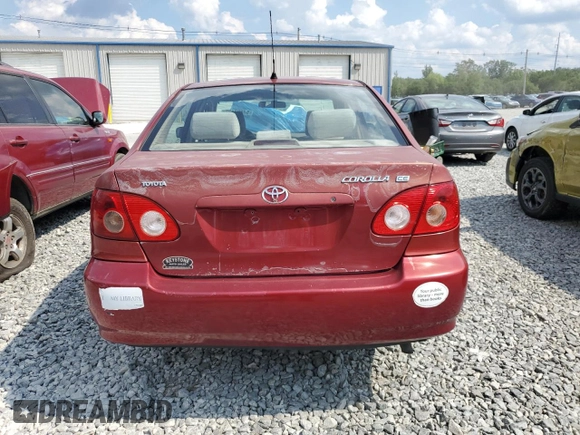 2006 Toyota Corolla CE с VIN 2T1BR32E06C634089, выставлен на аукционе Copart как лот 64807125 с пробегом 211 649 миль миль и Чистый • Clean title. История ставок и продаж доступна на DreamBid. Изображение 6.
