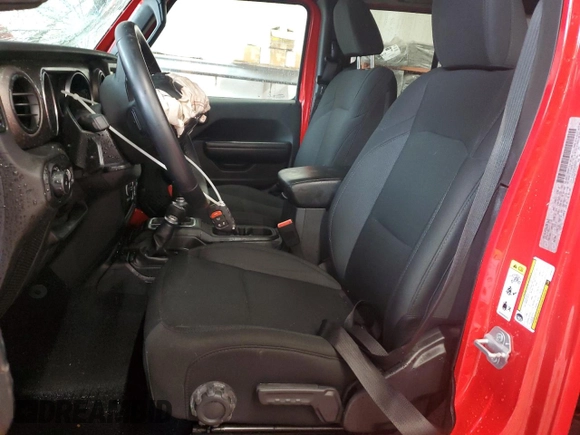 2018 Jeep Wrangler Unlimited Sport S with VIN 1C4HJXDG5JW285227, listed as a Copart auction lot 61264625 with 46,085 mi miles and Salvage title. Bid and sale history available at DreamBid. Image 7.