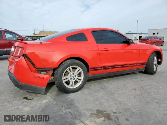 2012 Ford Mustang V6 Premium with VIN 1ZVBP8AMXC5272533, listed as a Copart auction lot 47862645 with 188,933 mi miles and Salvage Title. Bid and sale history available at carsss.com. Image 3.