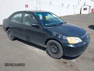 2001 Honda Civic LX with VIN JHMES16531S000040, listed as a IAAI auction lot 42191403 with 225,897 mi miles. Bid and sale history available at carsss.com. Image 1.
