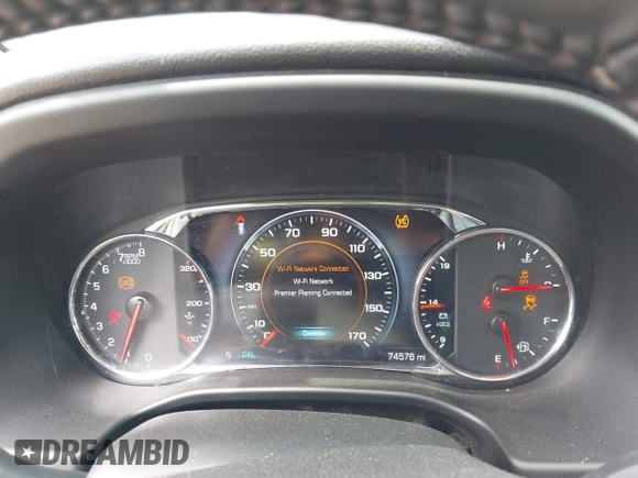 2017 GMC Acadia Denali z VIN 1GKKNXLS1HZ326675, wystawiony jako IAAI lot #42425835 z przebiegiem 74 576 mil mil oraz . Historia ofert i sprzedaży dostępna na DreamBid. Obrazek 7.