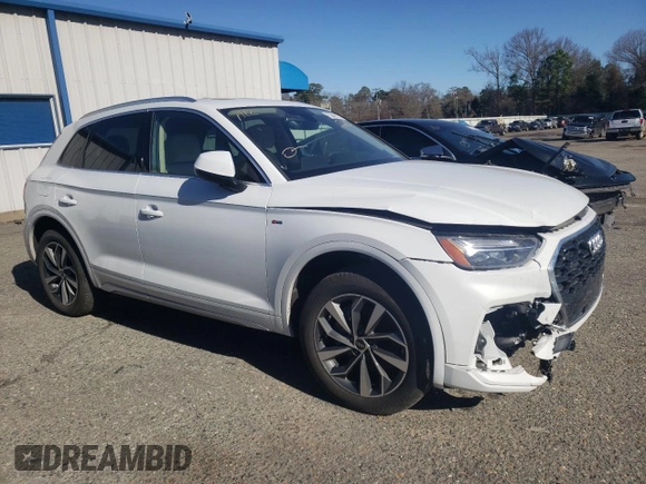 2022 Audi Q5 S line Premium with VIN WA1GAAFY9N2071105, listed as a Copart auction lot 73040122 with 21,502 mi miles and . Bid and sale history available at DreamBid. Image 4.