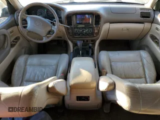 1998 Toyota Land Cruiser with VIN JT3HT05J6W0022805, listed as a Copart auction lot 42633545 with 283,067 mi miles and Salvage Title. Bid and sale history available at carsss.com. Image 8.