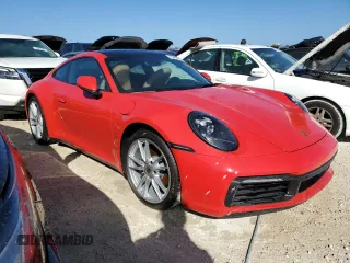 2022 Porsche 911 Carrera with VIN WP0AA2A92NS205440, listed as a Copart auction lot 78298794 with 0 mi miles and Salvage Title. Bid and sale history available at carsss.com. Image 4.