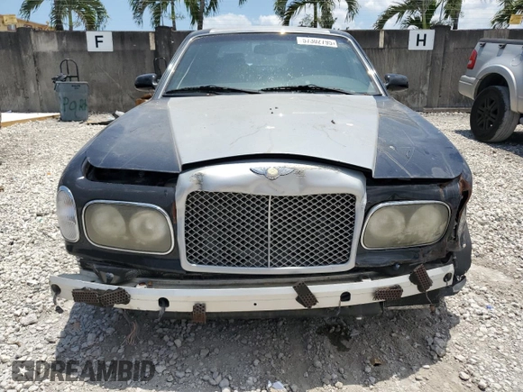 2003 Bentley Arnage with VIN SCBLF34F53CX09475, listed as a Copart auction lot 57302795 with Not provided miles and Clean title. Bid and sale history available at DreamBid. Image 5.