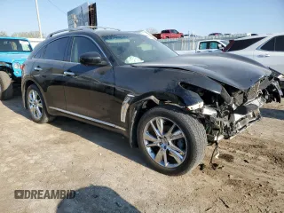 2012 Infiniti FX with VIN JN8AS1MU6CM122168, listed as a Copart auction lot 51761085 with 143,449 mi miles and Salvage title. Bid and sale history available at DreamBid. Image 4.