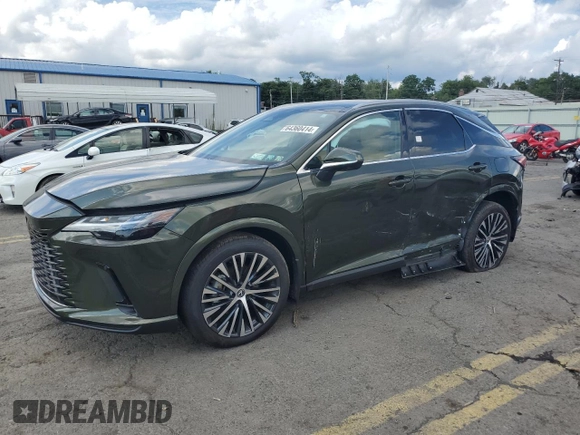 2023 Lexus RX with VIN 2T2BBMCA2PC017232, listed as a Copart auction lot 64360414 with 6,472 mi miles and Salvage Title. Bid and sale history available at carsss.com. Image 1.