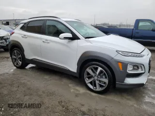 2021 Hyundai Kona Ultimate with VIN KM8K53A54MU657397, listed as a Copart auction lot 69861792 with 23,127 mi miles. Bid and sale history available at carsss.com. Image 4.