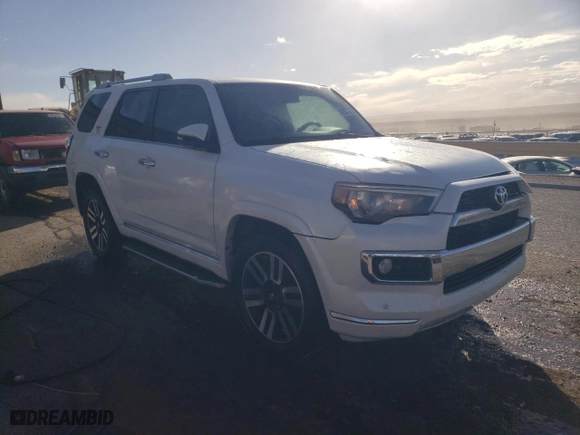 2014 Toyota 4Runner SR5 with VIN JTEZU5JR3E5065310, listed as a Copart auction lot 47571185 with 267,979 mi miles and Salvage Title. Bid and sale history available at carsss.com. Image 4.