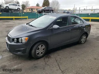 2013 Chevrolet Sonic LT with VIN 1G1JC5SH2D4193576, listed as a Copart auction lot 51530975 with 129,913 mi miles and Salvage Title. Bid and sale history available at carsss.com. Image 1.