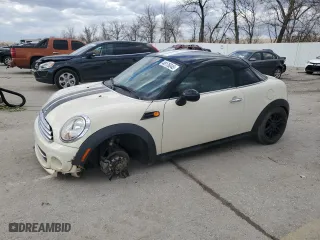 2013 MINI Cooper Coupe with VIN WMWSX1C56DT507407, listed as a Copart auction lot 48176045 with 110,616 mi miles and Salvage Title. Bid and sale history available at carsss.com. Image 1.