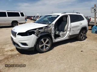 2019 Jeep Cherokee Limited z VIN 1C4PJLDB5KD195890, wystawiony jako Copart lot #53978045 z przebiegiem 102 690 mil mil oraz Szkoda całkowita • Salvage title. Historia ofert i sprzedaży dostępna na DreamBid. Obrazek 1.