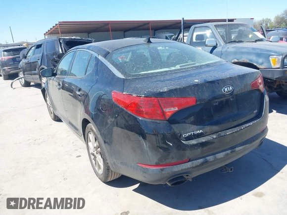 2013 Kia Optima LX with VIN 5XXGM4A75DG149949, listed as a IAAI auction lot 41847004 with 335,621 mi miles. Bid and sale history available at carsss.com. Image 3.