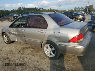 2002 Mitsubishi Lancer ES with VIN JA3AJ26E42U029589, listed as a Copart auction lot 80250264 with 215,276 mi miles and Salvage Title. Bid and sale history available at carsss.com. Image 2.