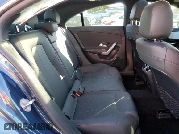2021 Mercedes-Benz CLA with VIN W1K5J4HB6MN158079, listed as a Copart auction lot 80129504 with 15,222 mi miles and Salvage Title. Bid and sale history available at carsss.com. Image 10.