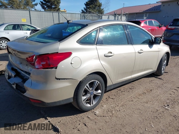 2018 Ford Focus SE with VIN 1FADP3FE8JL256698, listed as a IAAI auction lot 41757179 with 118,498 mi miles. Bid and sale history available at carsss.com. Image 4.