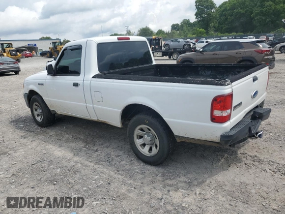 2010 Ford Ranger XL with VIN 1FTKR1AD3APA34741, listed as a Copart auction lot 57575895 with 92,451 mi miles and Salvage title. Bid and sale history available at DreamBid. Image 2.