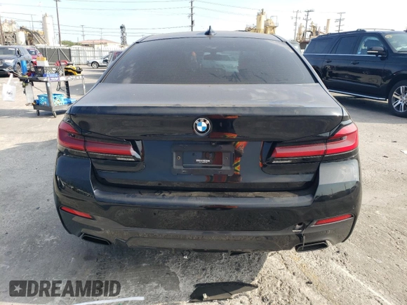2021 BMW 5 Series 530e with VIN WBA13AG02MCG11255, listed as a Copart auction lot 71842724 with Not Provided miles and Salvage Title. Bid and sale history available at carsss.com. Image 6.