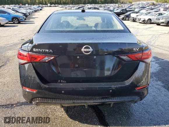 2024 Nissan Sentra SV with VIN 3N1AB8CV3RY273251, listed as a Copart auction lot 55443775 with 27,499 mi miles and Clean Title. Bid and sale history available at DreamBid. Image 6.