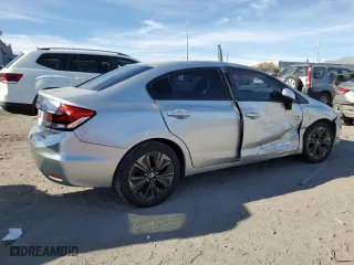2013 Honda Civic Sdn LX with VIN 2HGFB2F57DH603503, listed as a Copart auction lot 41524485 with 100,188 mi miles and Salvage Title. Bid and sale history available at carsss.com. Image 3.