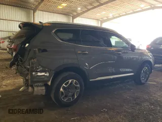 2023 Hyundai Santa Fe Hybrid Blue with VIN 5NMS2DA12PH020892, listed as a Copart auction lot 65989974 with 14,942 mi miles and Salvage Title. Bid and sale history available at carsss.com. Image 3.
