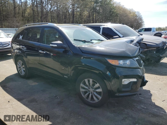 2011 Kia Sorento SX with VIN 5XYKWDA2XBG119038, listed as a Copart auction lot 50416895 with Not Provided miles and Salvage Title. Bid and sale history available at carsss.com. Image 4.